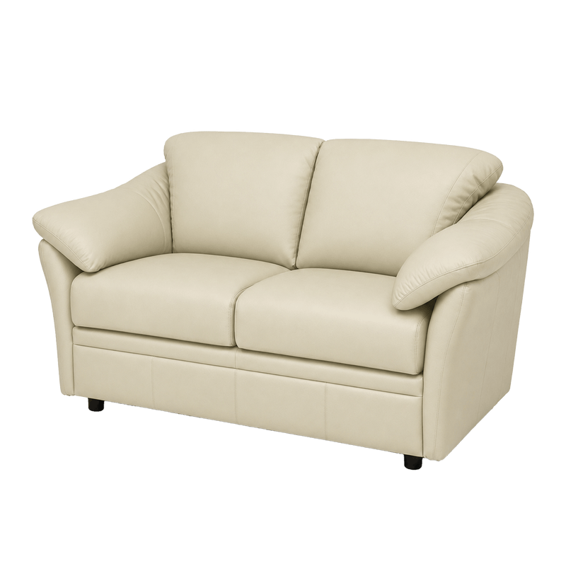 Lyons Leather Loveseat - Coja
