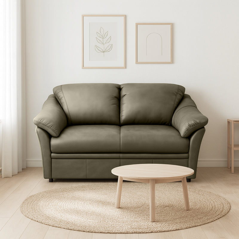Lyons Leather Loveseat