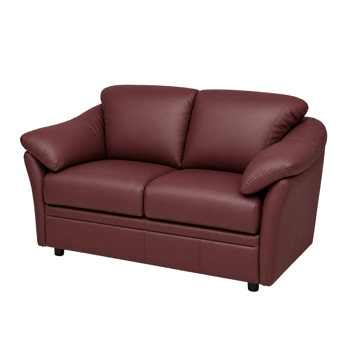 Lyons Leather Loveseat - Coja