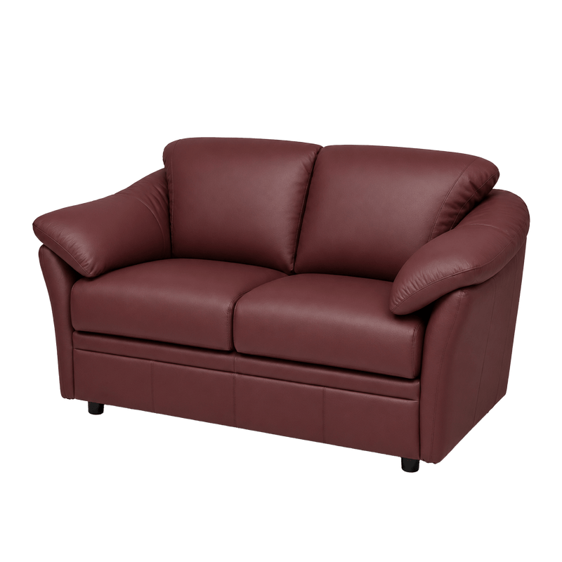 Lyons Leather Loveseat - Coja