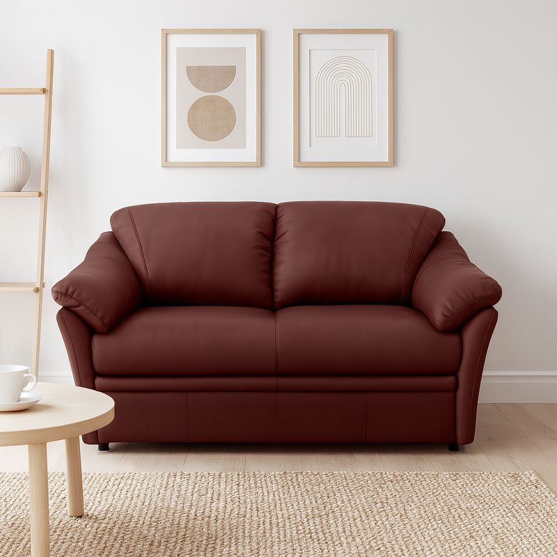 Lyons Leather Loveseat
