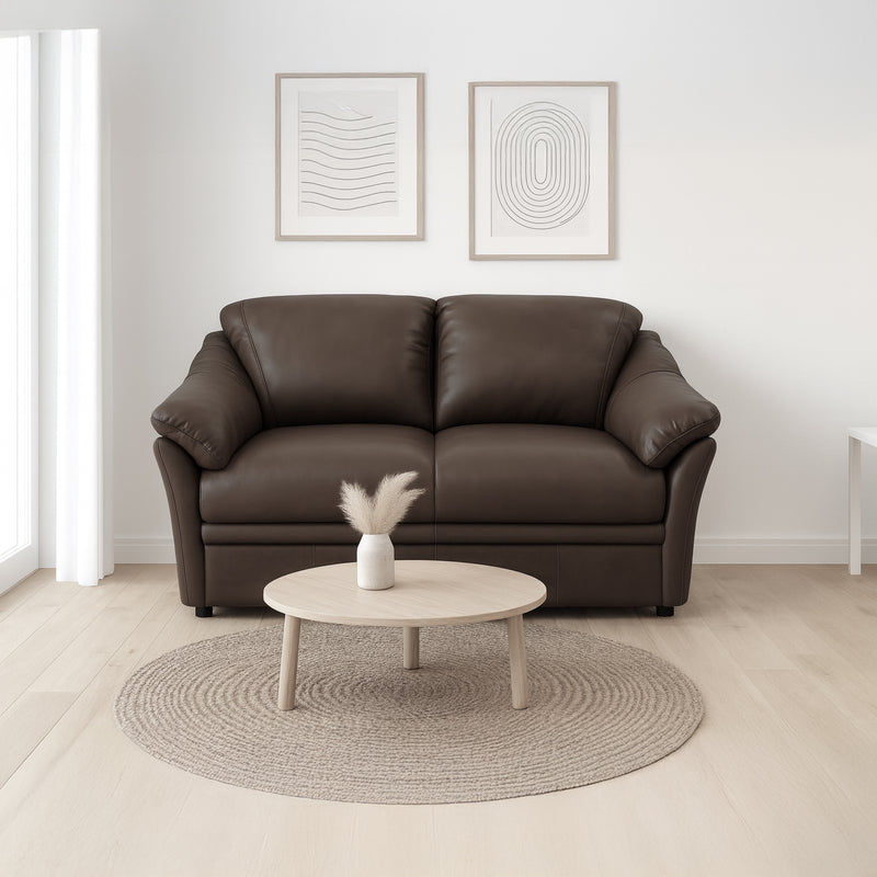 Lyons Leather Loveseat