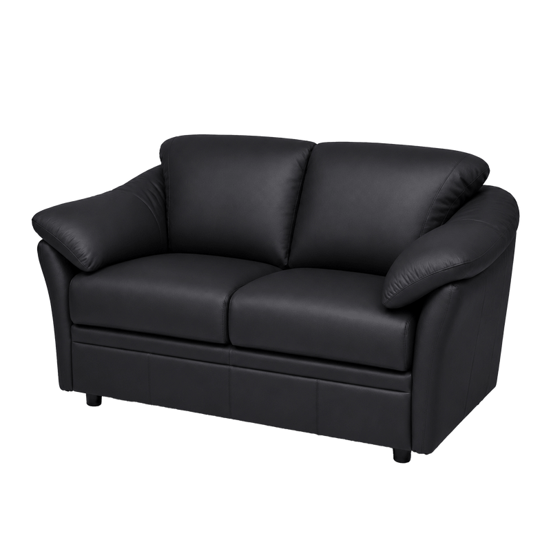 Lyons Leather Loveseat - Coja