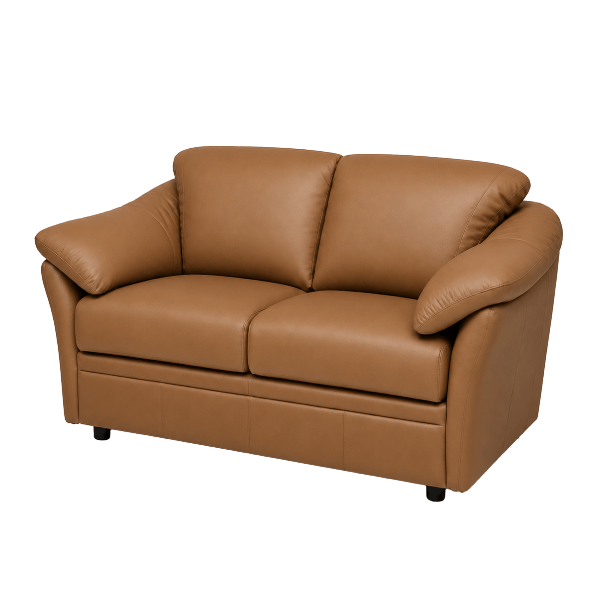 Lyons Leather Loveseat - Coja