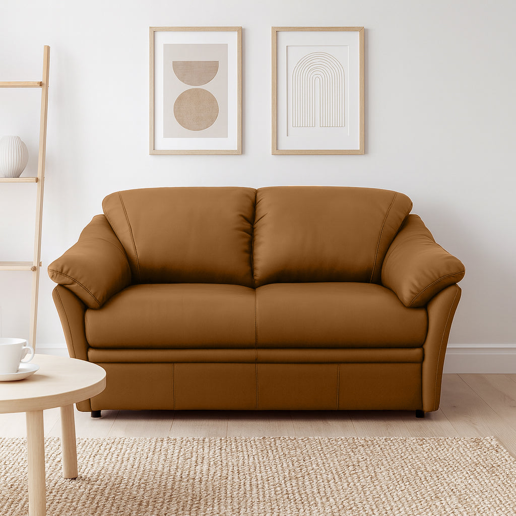 Lyons Leather Loveseat