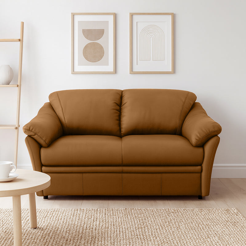Benson Leather Loveseat