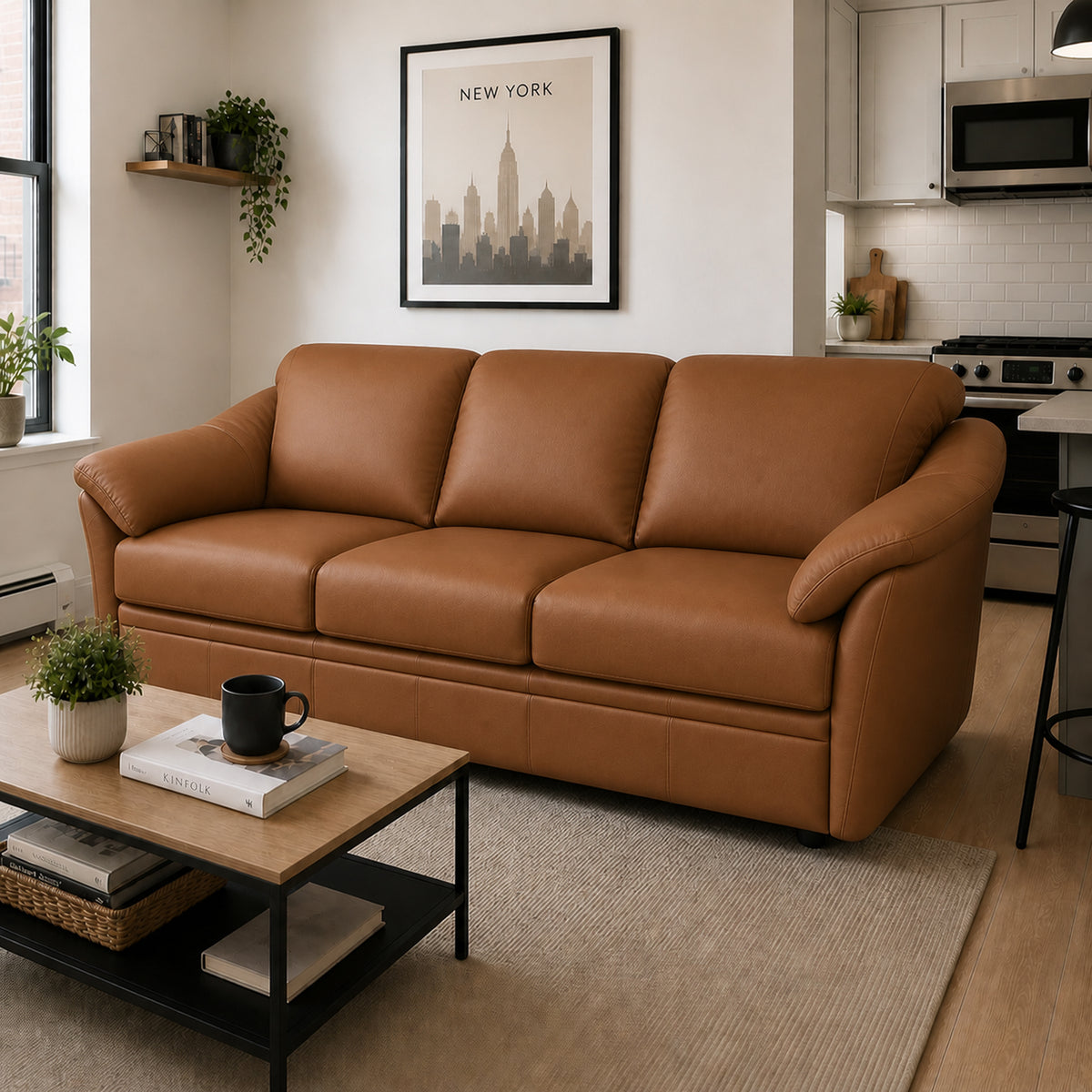 Lyons Leather Sofa