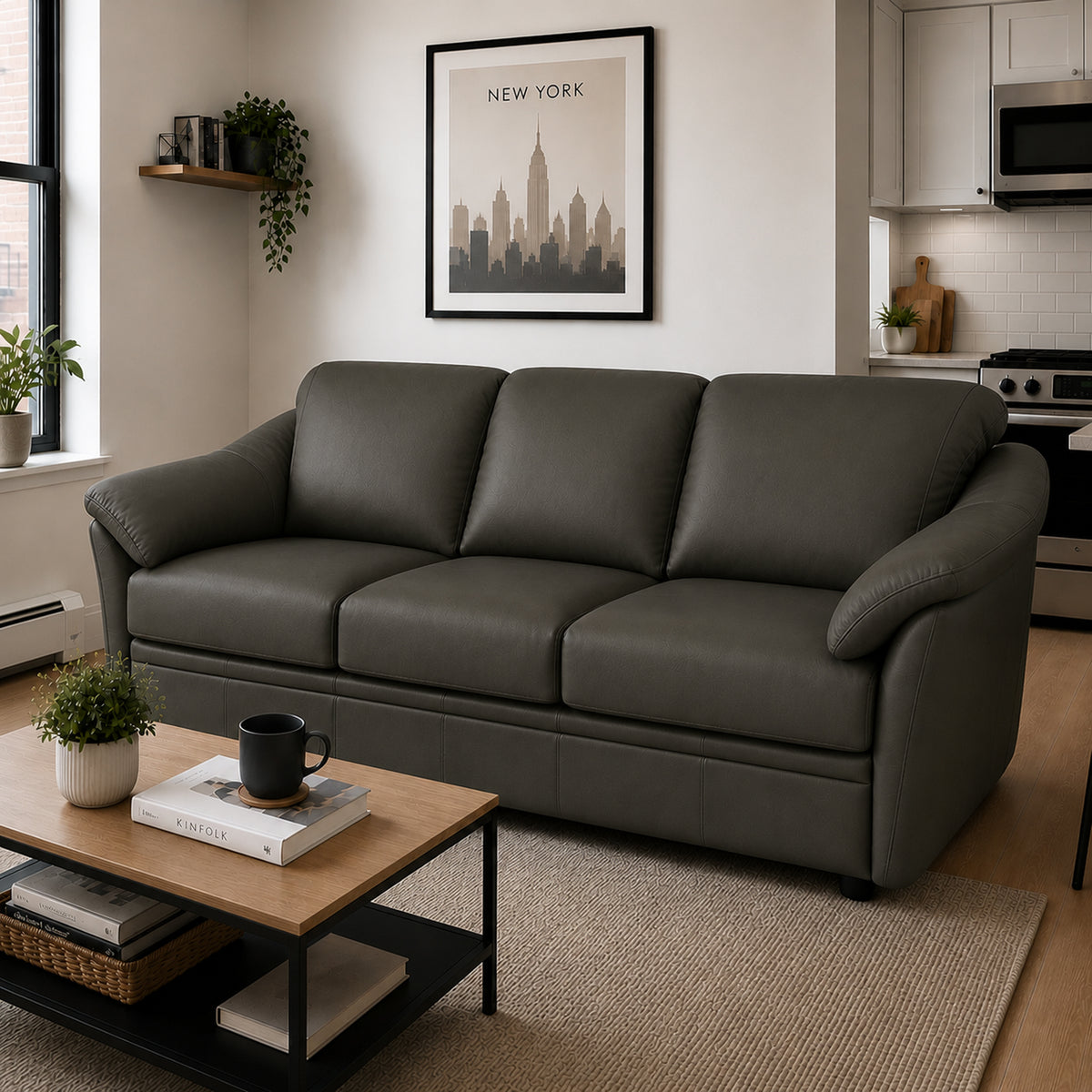 Lyons Leather Sofa