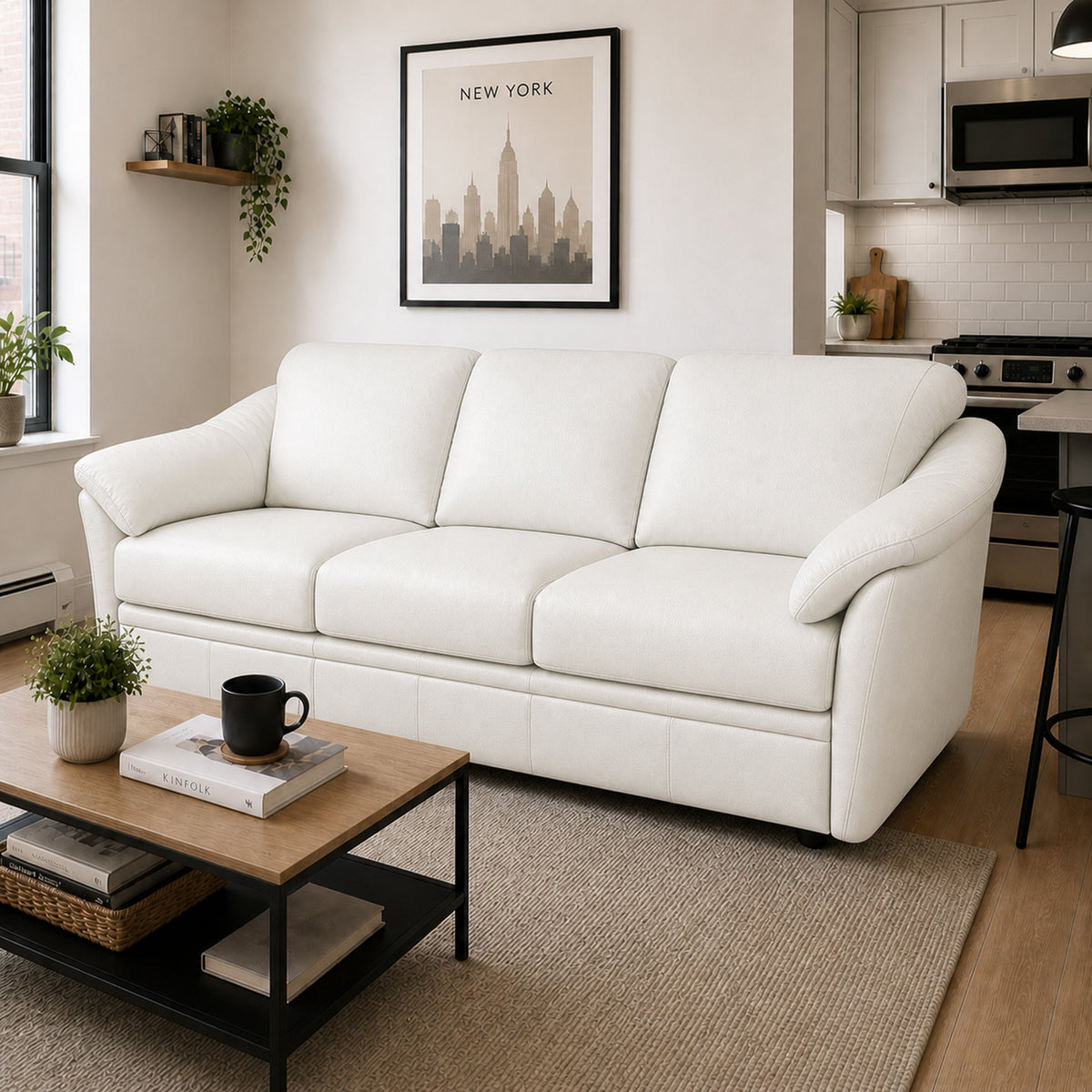 Lyons Leather Sofa