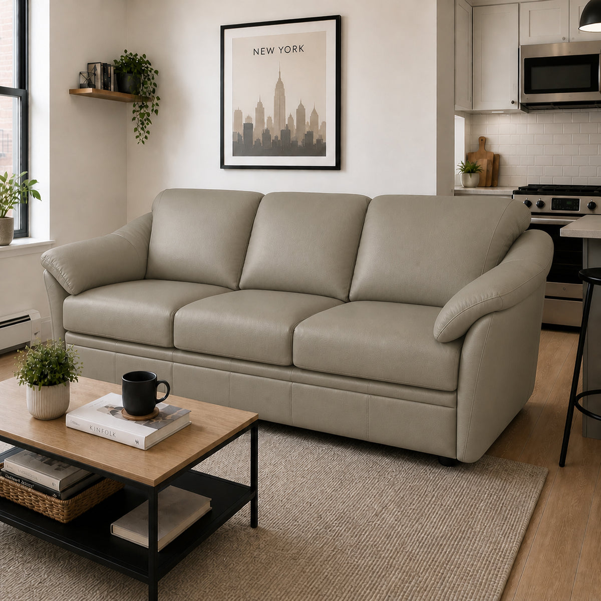 Lyons Leather Sofa