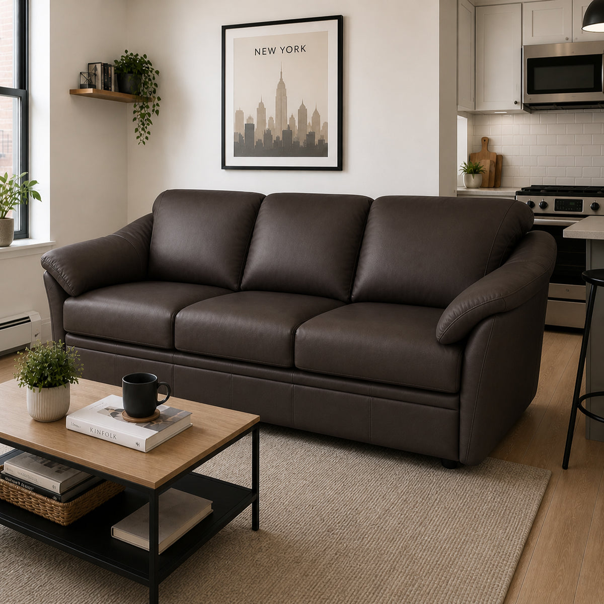 Lyons Leather Sofa