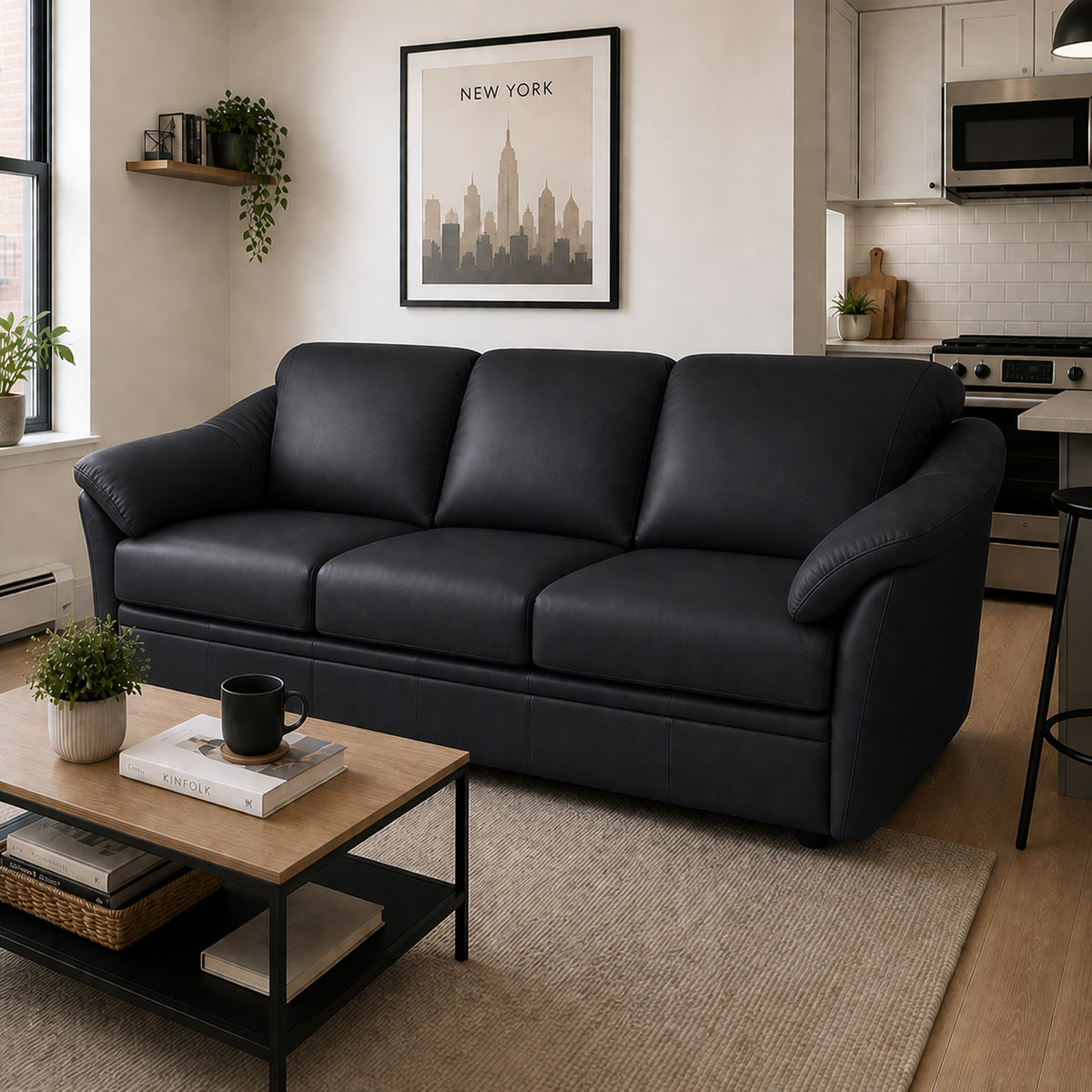 Lyons Leather Sofa