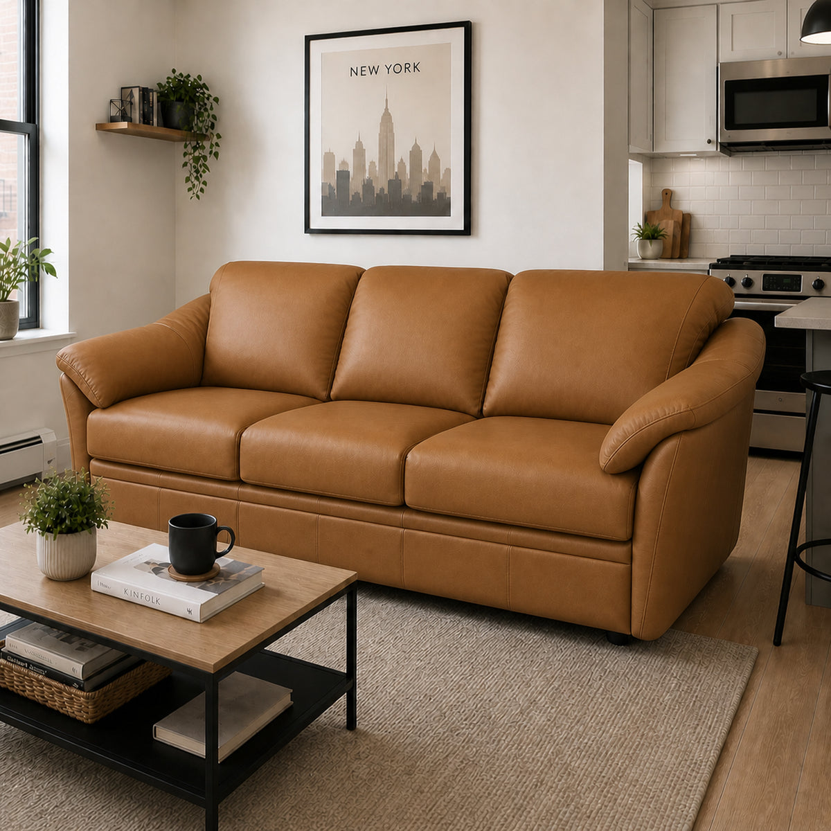 Lyons Leather Sofa