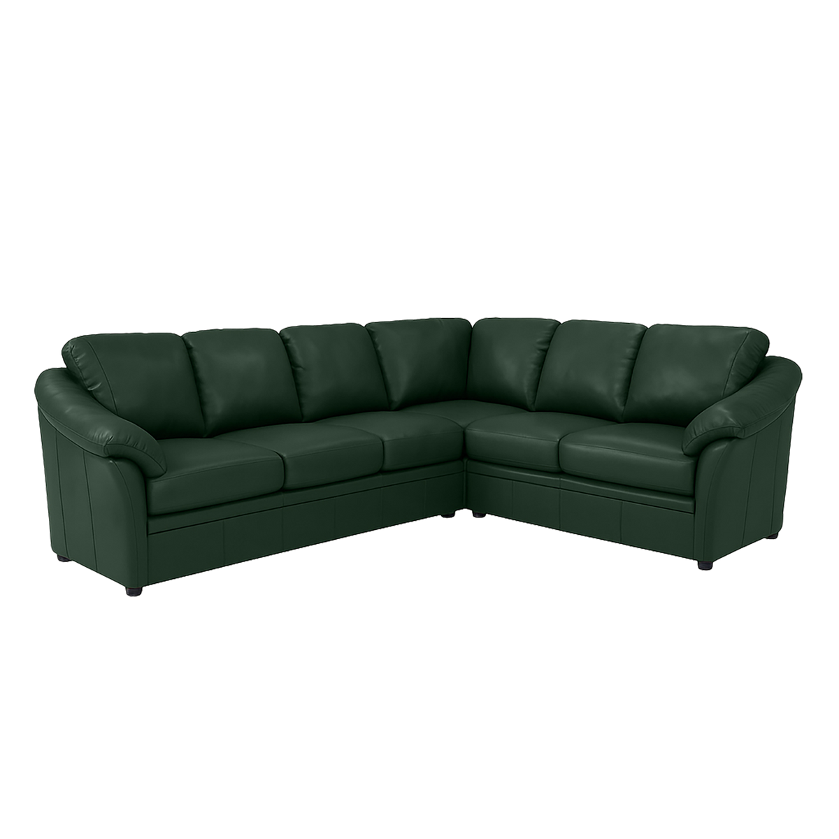 Lyons Leather Sectional Left Facing