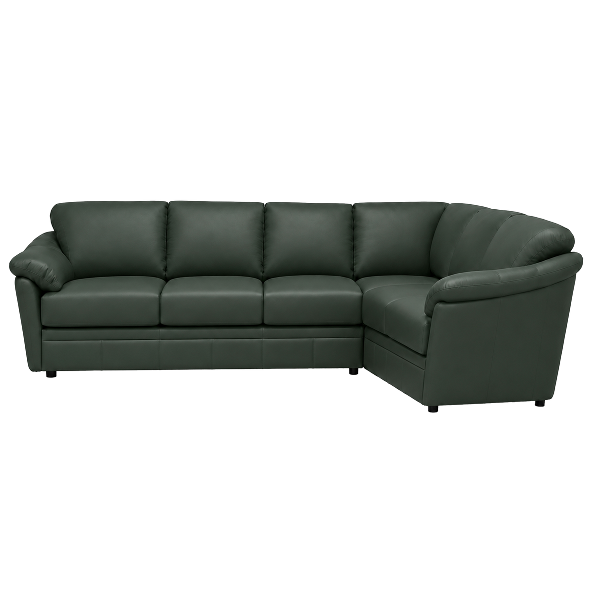 Lyons Leather Sectional Left Facing