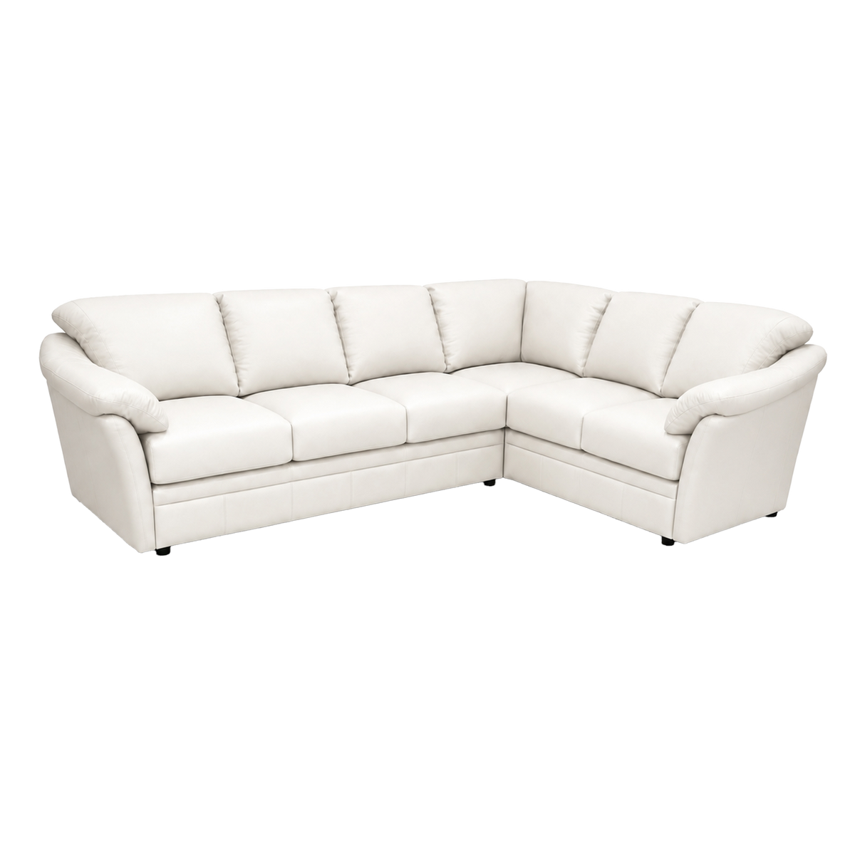 Lyons Leather Sectional Left Facing