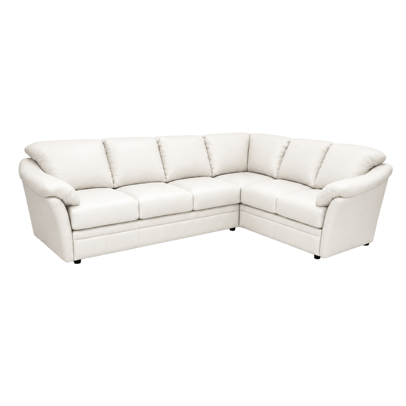 Lyons Leather Sectional Left Facing