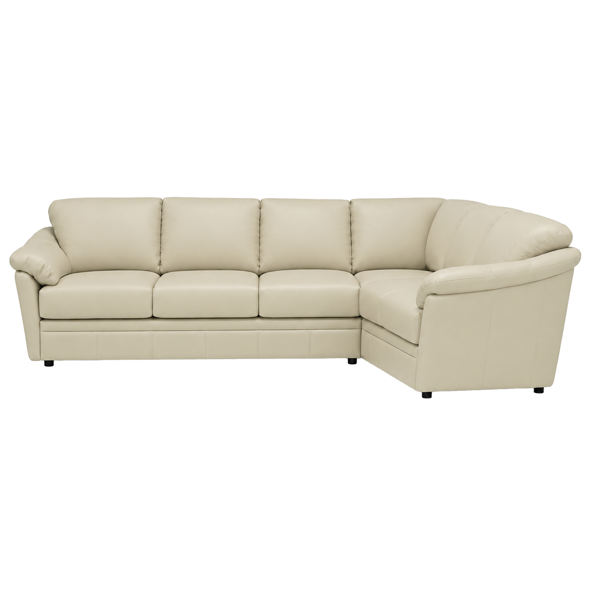 Lyons Leather Sectional Left Facing