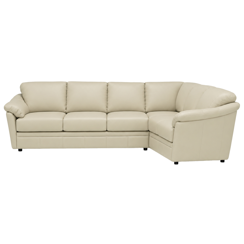 Lyons Leather Sectional Left Facing