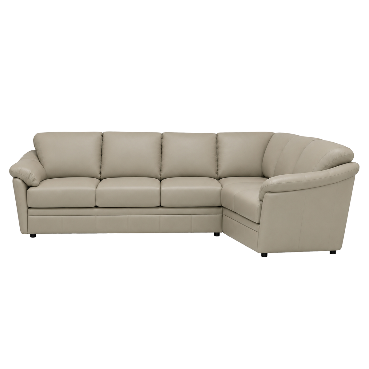 Lyons Leather Sectional Left Facing