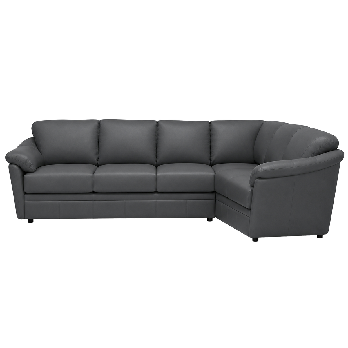 Lyons Leather Sectional Left Facing