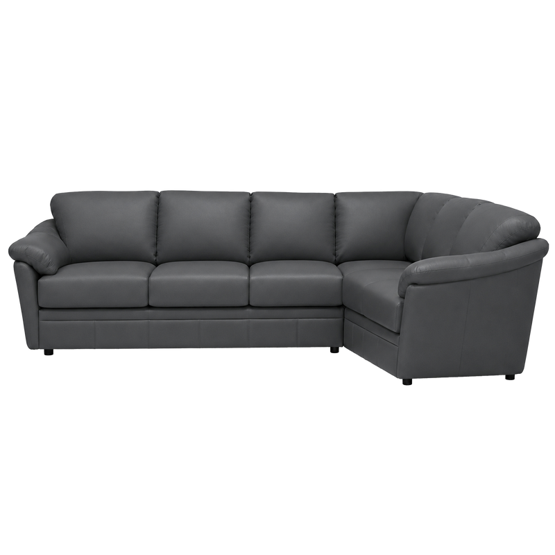 Lyons Leather Sectional Left Facing
