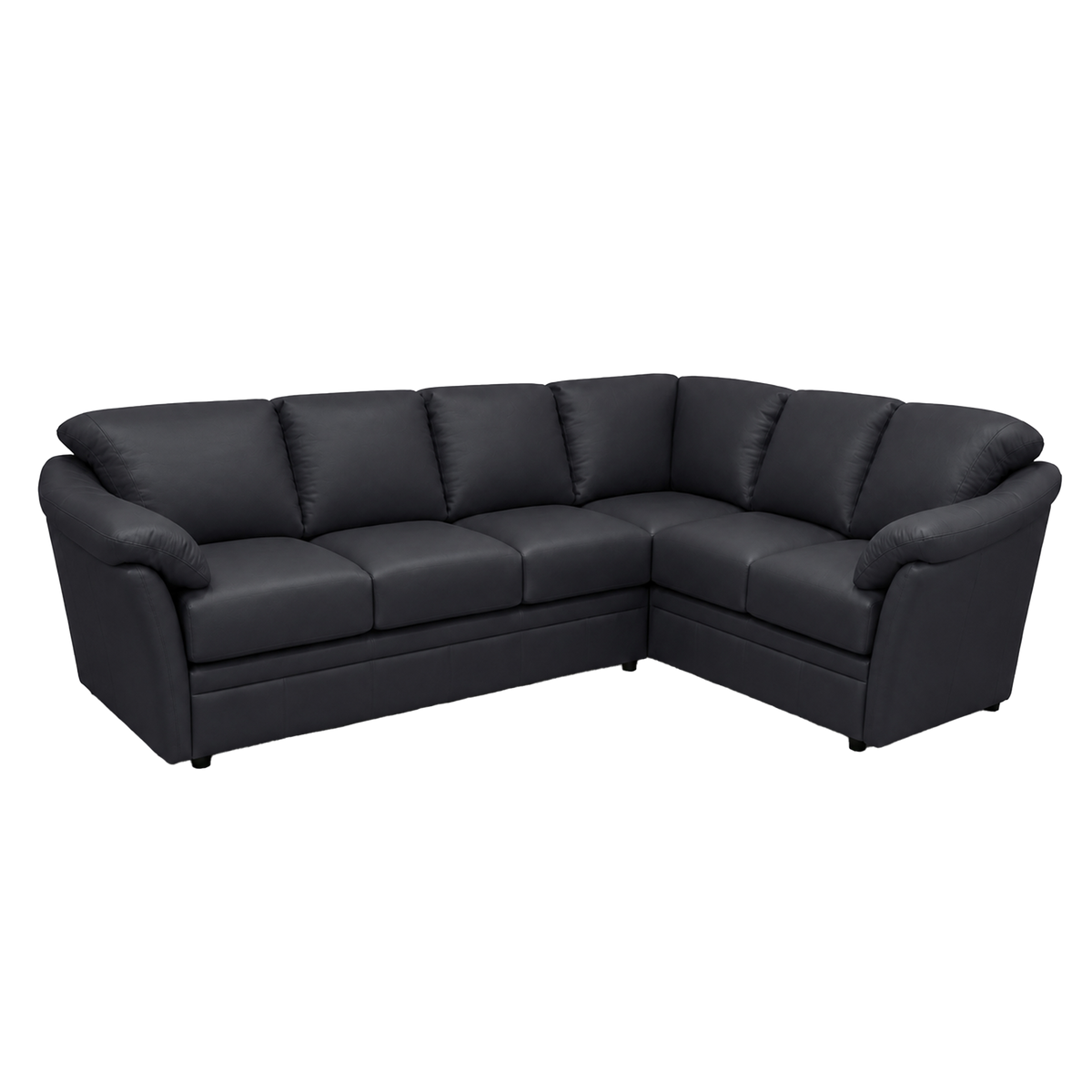 Lyons Leather Sectional Left Facing