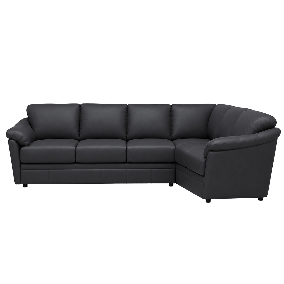Lyons Leather Sectional Left Facing
