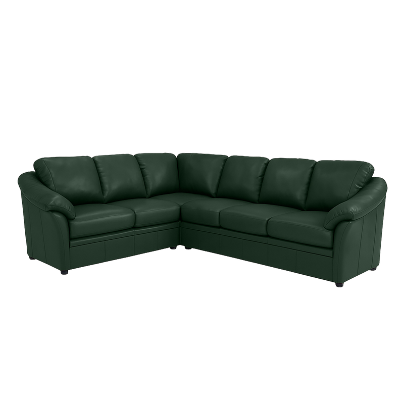 Lyons Leather Sectional Right Facing