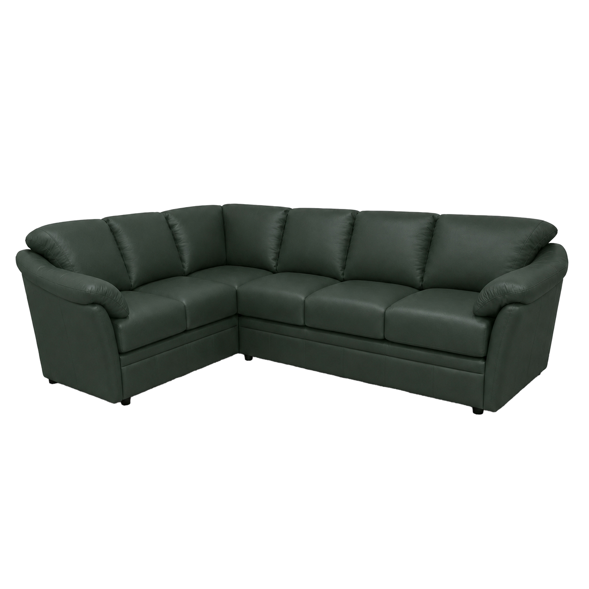 Lyons Leather Sectional Right Facing