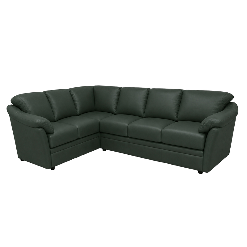 Lyons Leather Sectional Right Facing