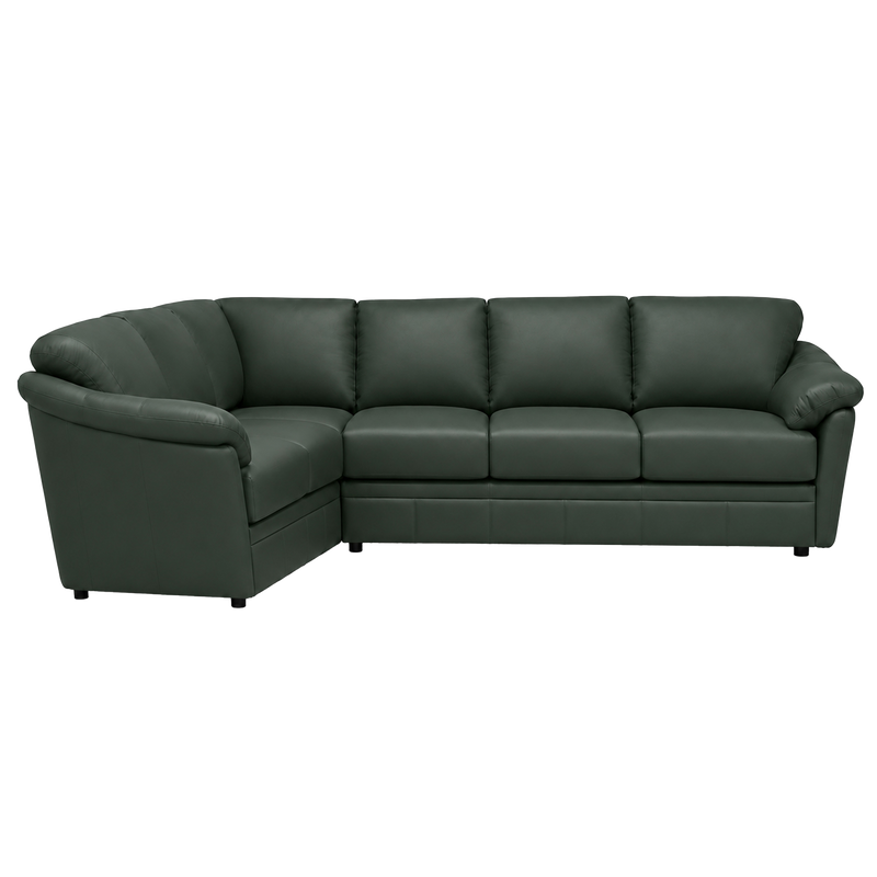 Lyons Leather Sectional Right Facing
