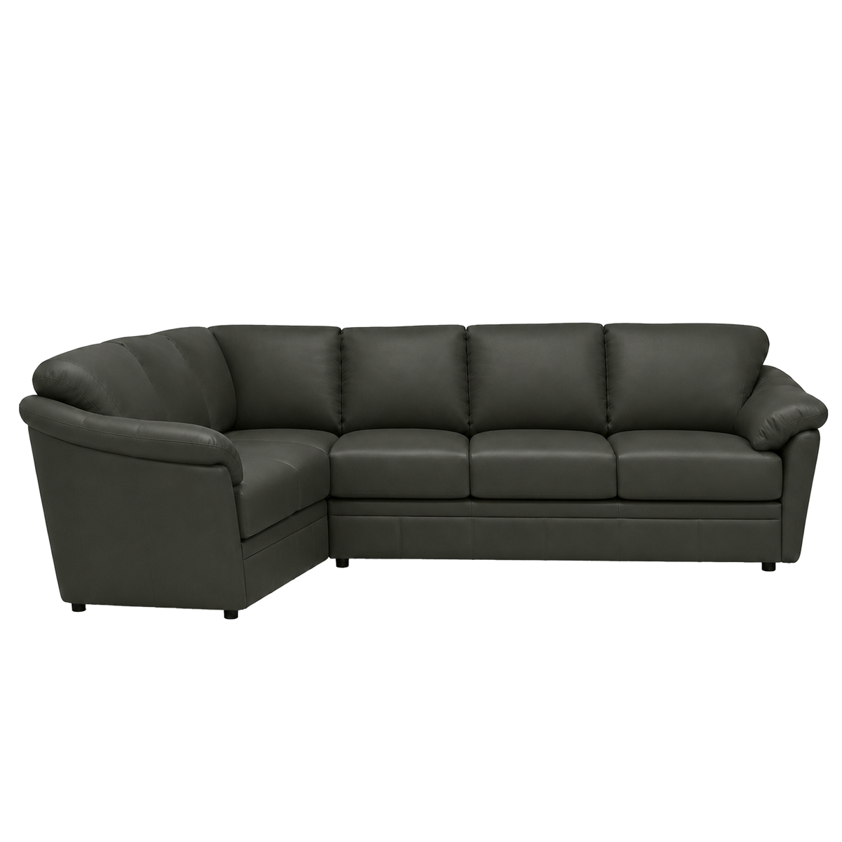 Lyons Leather Sectional Right Facing