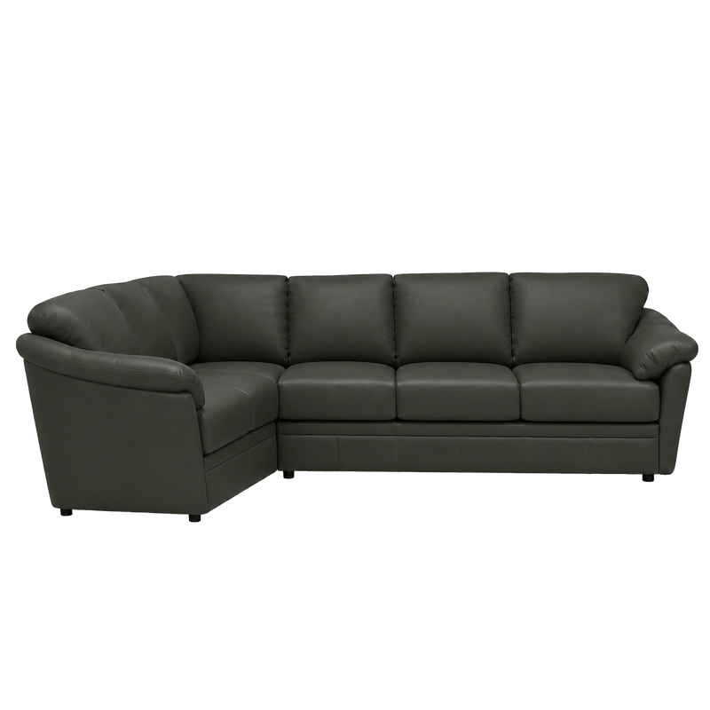 Lyons Leather Sectional Right Facing