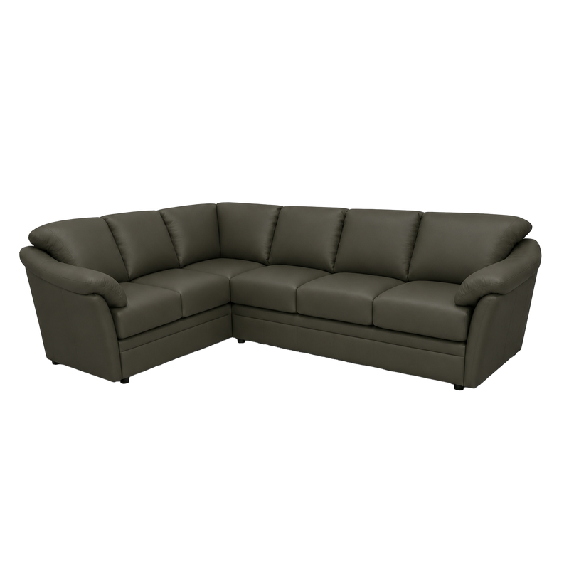 Lyons Leather Sectional Right Facing