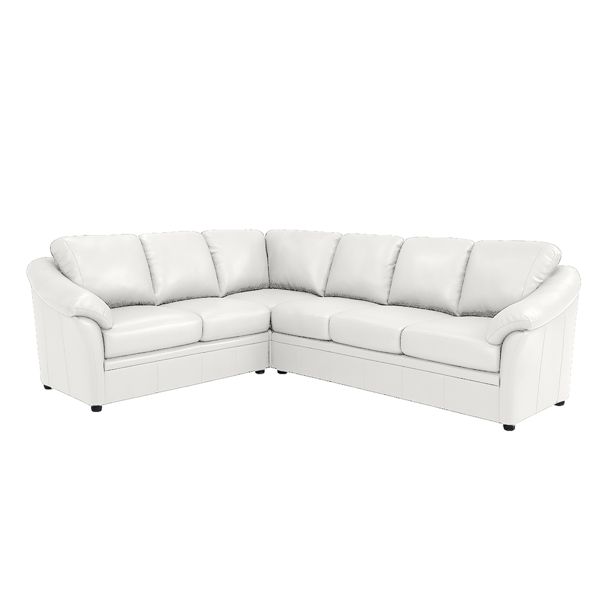 Lyons Leather Sectional Right Facing