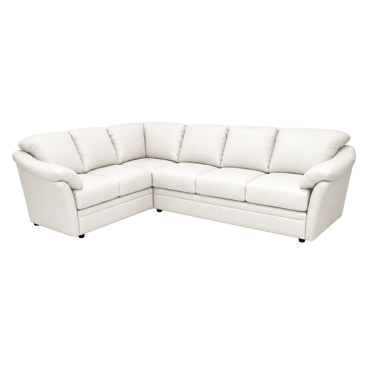 Lyons Leather Sectional Right Facing