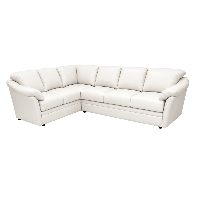 Lyons Leather Sectional Right Facing