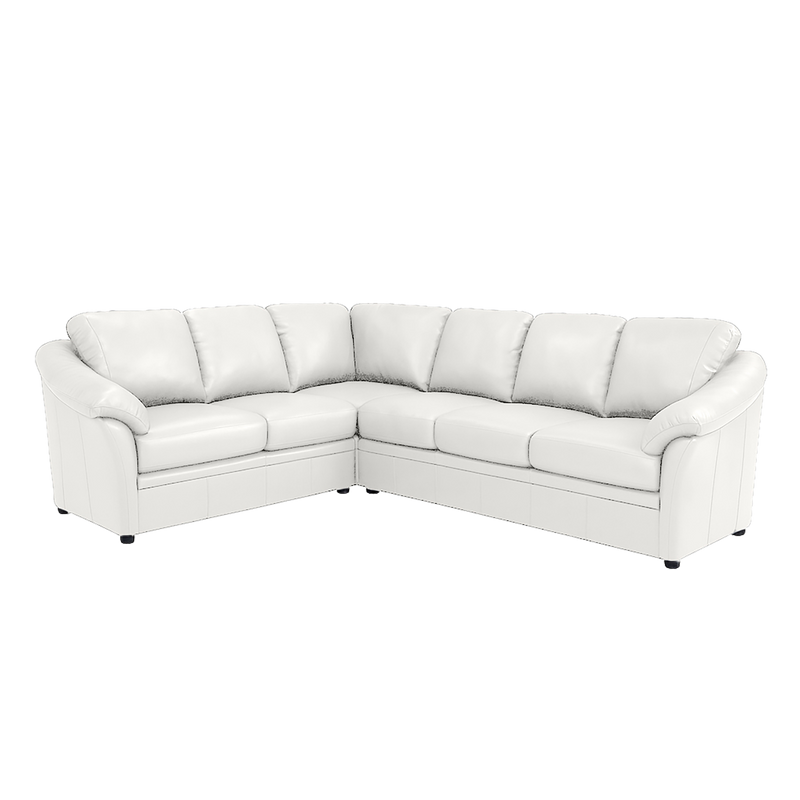 Lyons Leather Sectional Right Facing