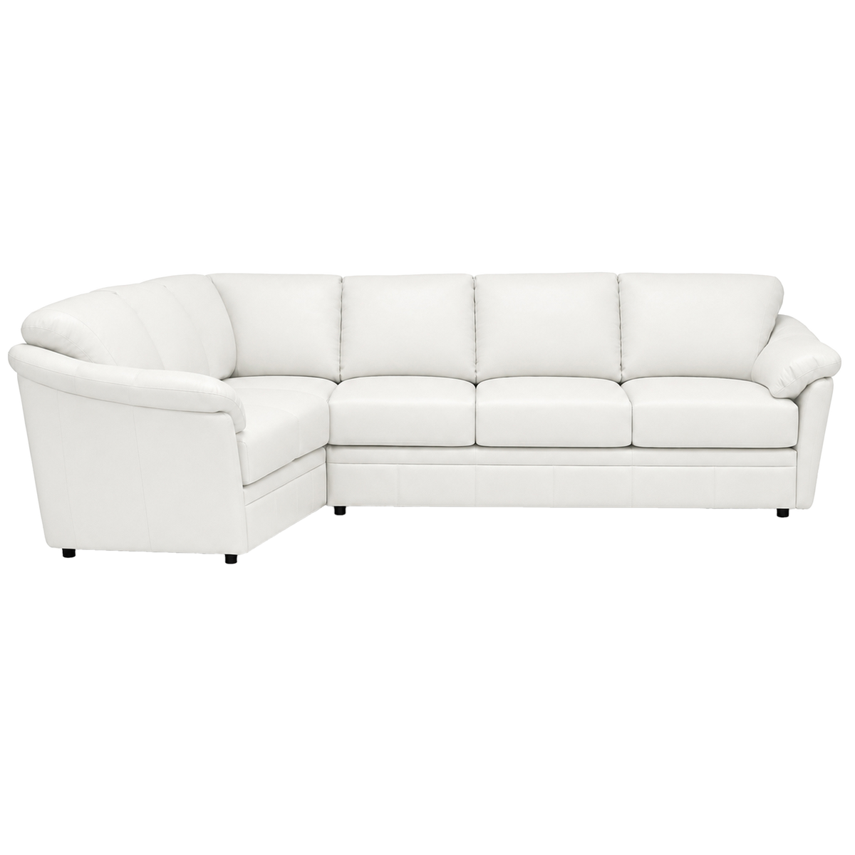 Lyons Leather Sectional Right Facing