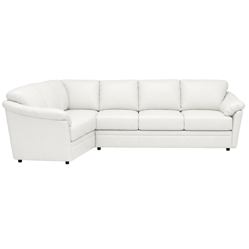 Lyons Leather Sectional Right Facing