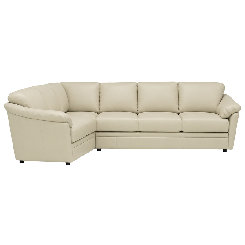 Lyons Leather Sectional Right Facing