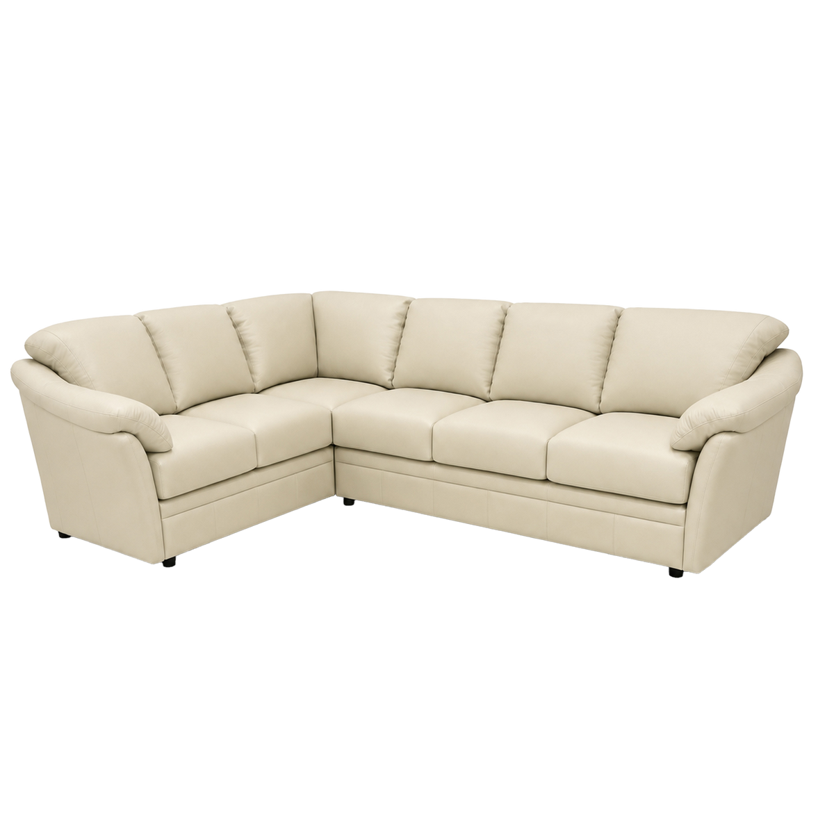 Lyons Leather Sectional Right Facing
