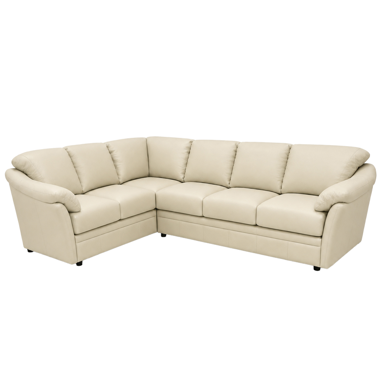 Lyons Leather Sectional Right Facing