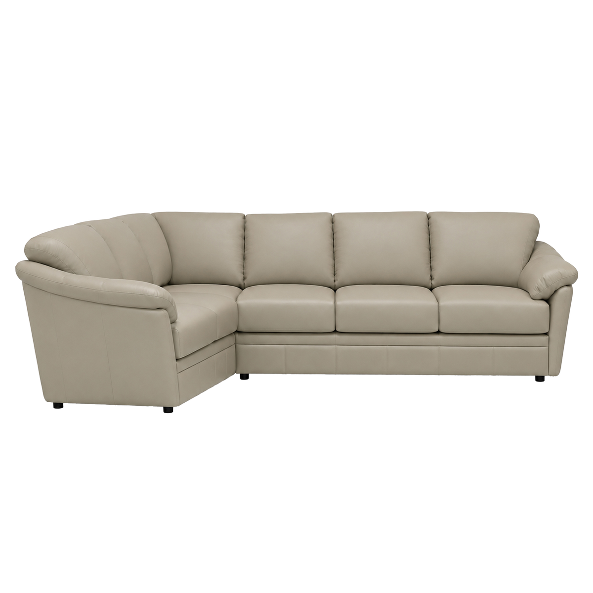 Lyons Leather Sectional Right Facing