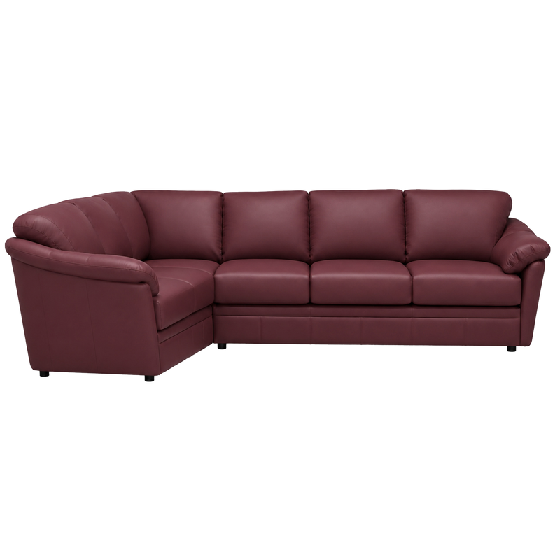 Lyons Leather Sectional Right Facing
