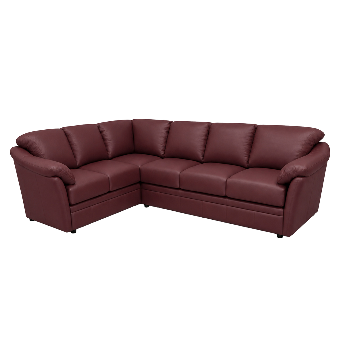 Lyons Leather Sectional Right Facing