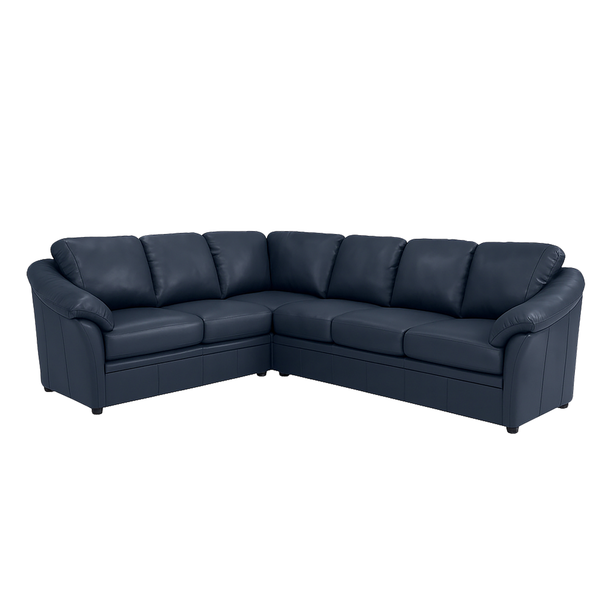 Lyons Leather Sectional Right Facing