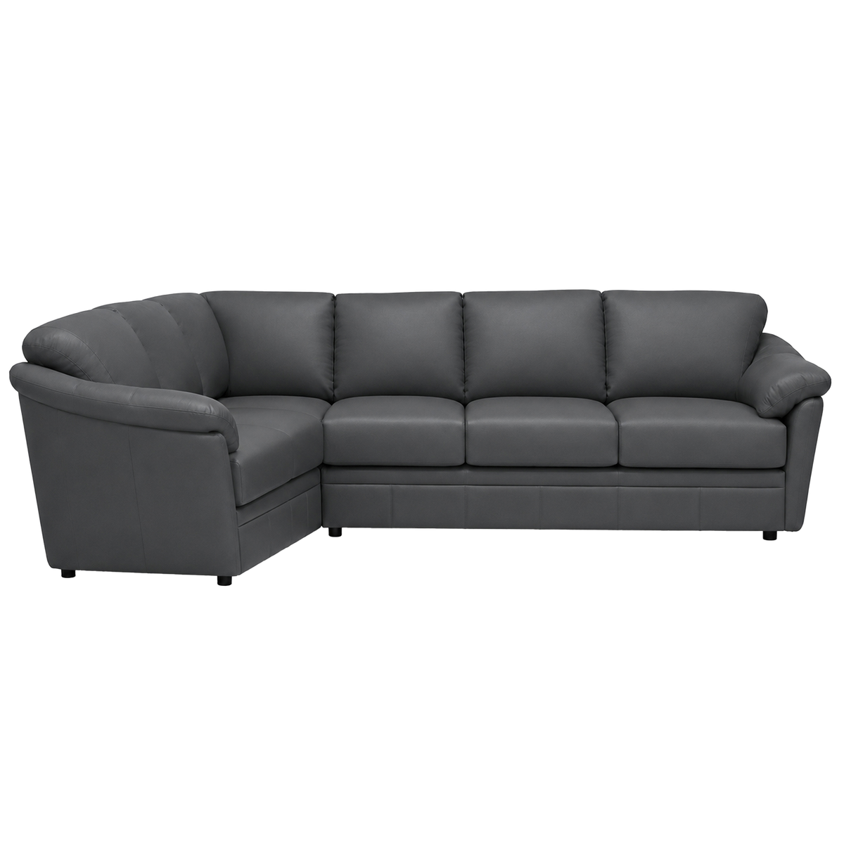 Lyons Leather Sectional Right Facing