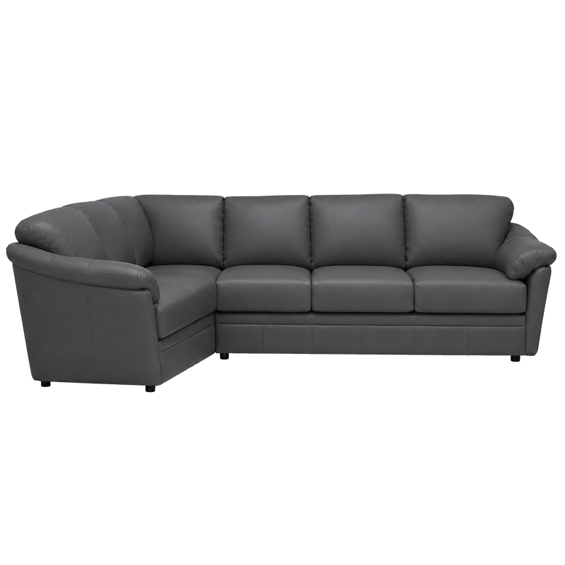 Lyons Leather Sectional Right Facing